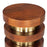 Zuo Modern Marigot Side Table, Walnut