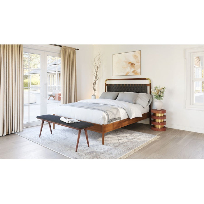 Zuo Modern Marigot Side Table, Walnut