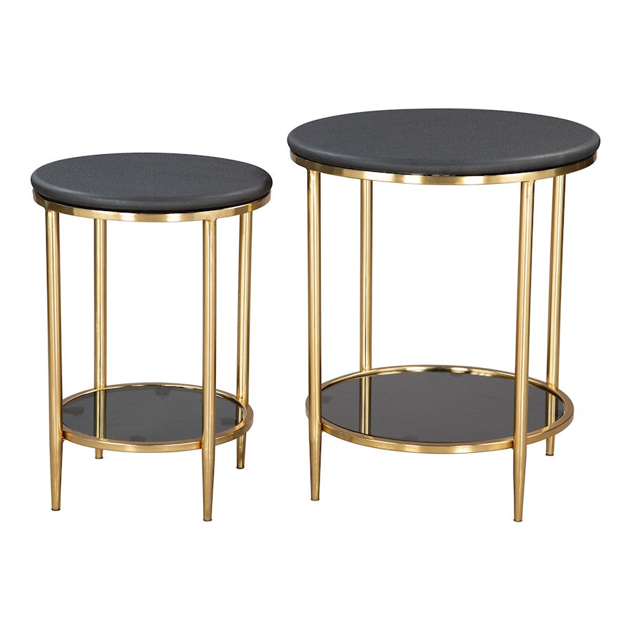 Zuo Modern Koper Coffee Table, Set of 2, Black - 109775