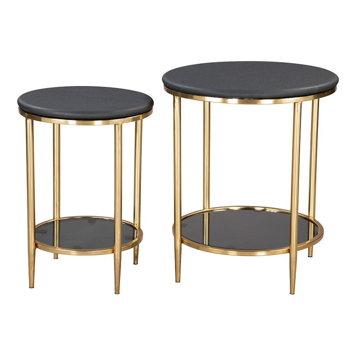 Zuo Modern Koper Coffee Table, Set of 2, Black