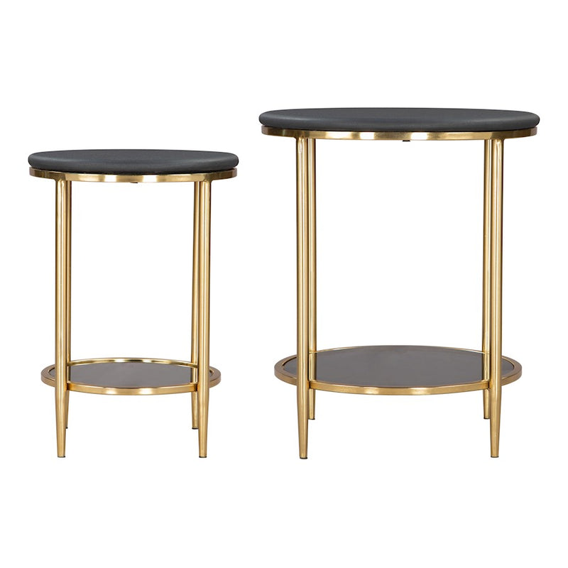 Zuo Modern Koper Coffee Table, Set of 2, Black