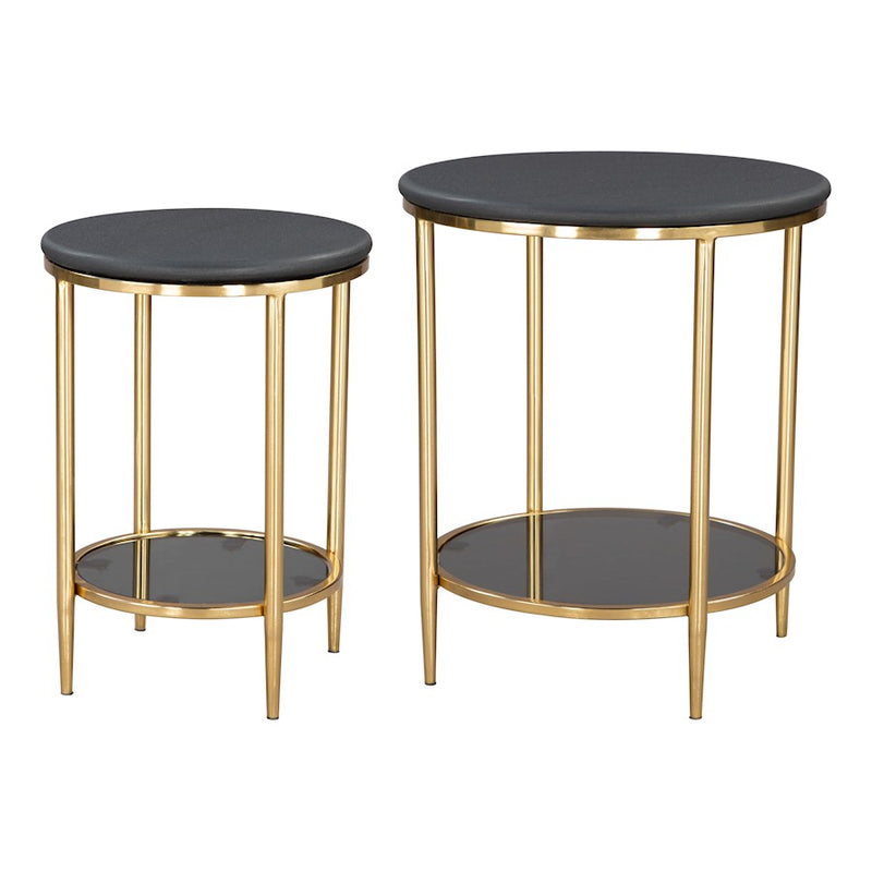 Zuo Modern Koper Coffee Table, Set of 2, Black