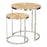 Zuo Modern Bari Nesting Table, Set of 2, Natural