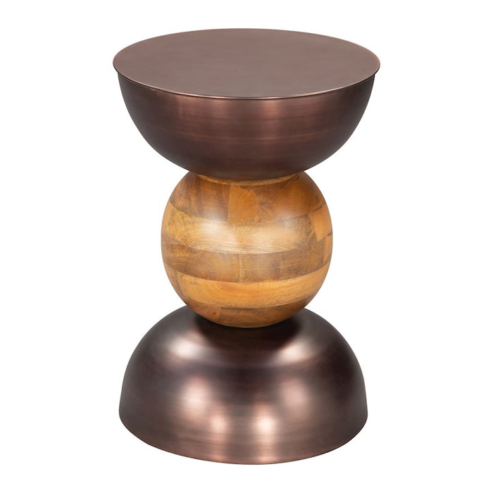 Zuo Modern Tripoli Side Table, Bronze