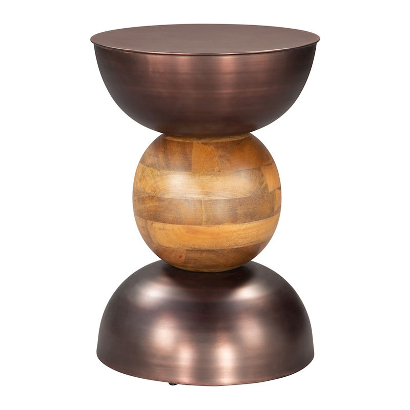 Zuo Modern Tripoli Side Table, Bronze