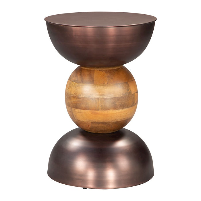 Zuo Modern Tripoli Side Table, Bronze