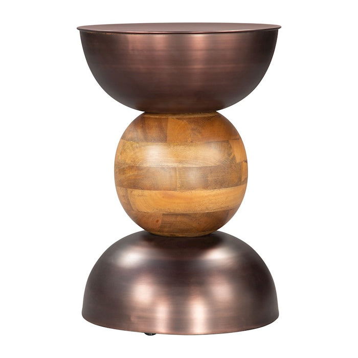 Zuo Modern Tripoli Side Table, Bronze