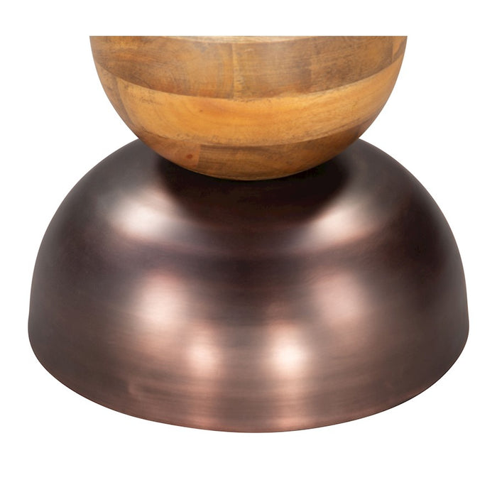 Zuo Modern Tripoli Side Table, Bronze