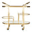 Zuo Modern Antalya Bar Cart, Multicolor