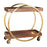 Zuo Modern Arenas Bar Cart, Brown