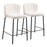 Zuo Modern Linz Counter Stool Set of 2, Cream - 109780