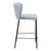 Zuo Modern Linz Counter Stool Set of 2, Gray