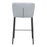 Zuo Modern Linz Counter Stool Set of 2, Gray
