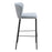 Zuo Modern Linz BarStool Set of 2, Gray
