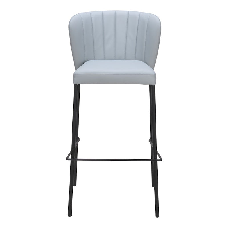 Zuo Modern Linz BarStool Set of 2, Gray