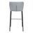 Zuo Modern Linz BarStool Set of 2, Gray