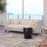 Zuo Modern Punta Cana Sofa, Leonardo Snow