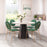 Zuo Modern Odessa Dining Chair Set of 2, Green/Gold