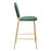 Zuo Modern Odessa Counter Stool Set of 2, Green/Gold