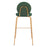 Zuo Modern Odessa BarStool Set of 2, Green/Gold