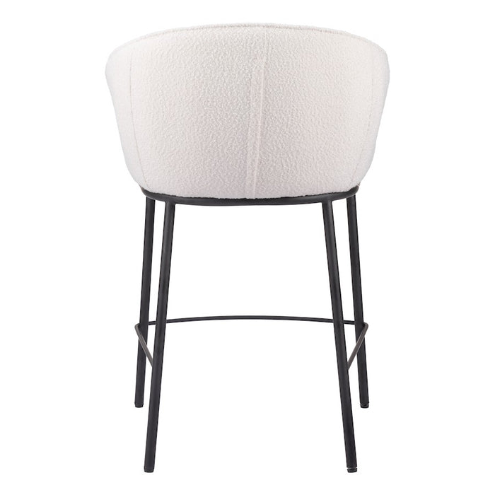 Zuo Modern Essen Counter Stool, Ivory