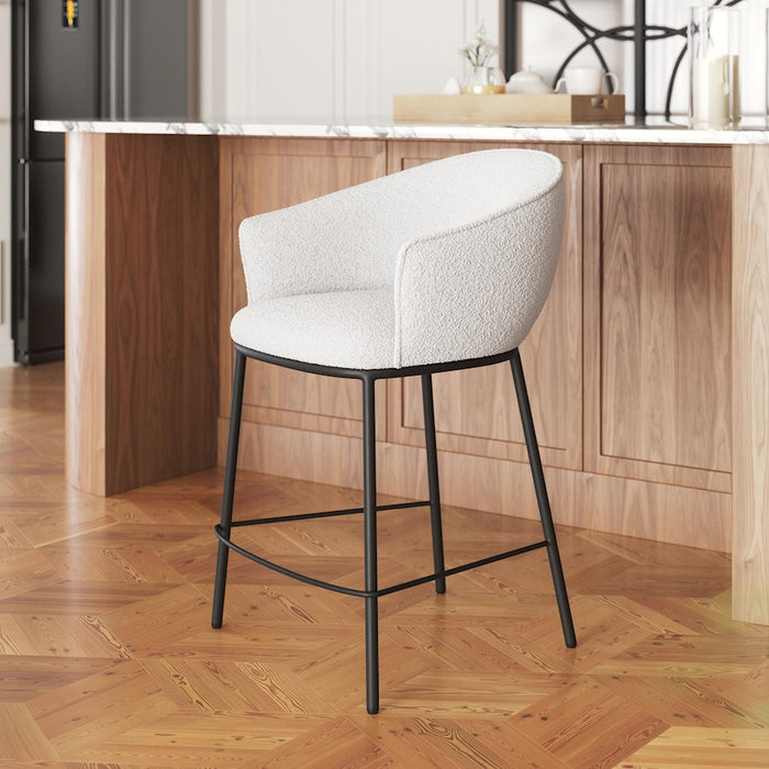 Zuo Modern Essen Counter Stool, Ivory