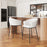 Zuo Modern Essen Counter Stool, Ivory