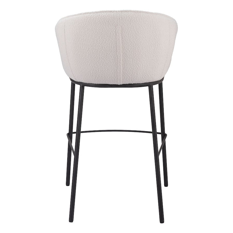Zuo Modern Essen BarStool, Ivory