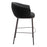 Zuo Modern Essen BarStool, Black/Bronze