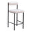 Zuo Modern Livorno Counter Stool Set of 2, Ivory