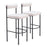 Zuo Modern Livorno BarStool Set of 2, Ivory - 109812