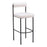 Zuo Modern Livorno BarStool Set of 2, Ivory