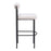 Zuo Modern Livorno BarStool Set of 2, Ivory