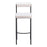 Zuo Modern Livorno BarStool Set of 2, Ivory