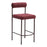 Zuo Modern Livorno Counter Stool Set of 2, Red/Bronze