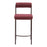 Zuo Modern Livorno Counter Stool Set of 2, Red/Bronze