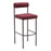 Zuo Modern Livorno BarStool Set of 2, Red/Bronze