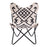 Zuo Modern Rabat Accent Chair, Beige/Black