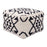 Zuo Modern Lizardo Ottoman, Beige/Black