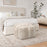 Zuo Modern Peru Ottoman, Beige