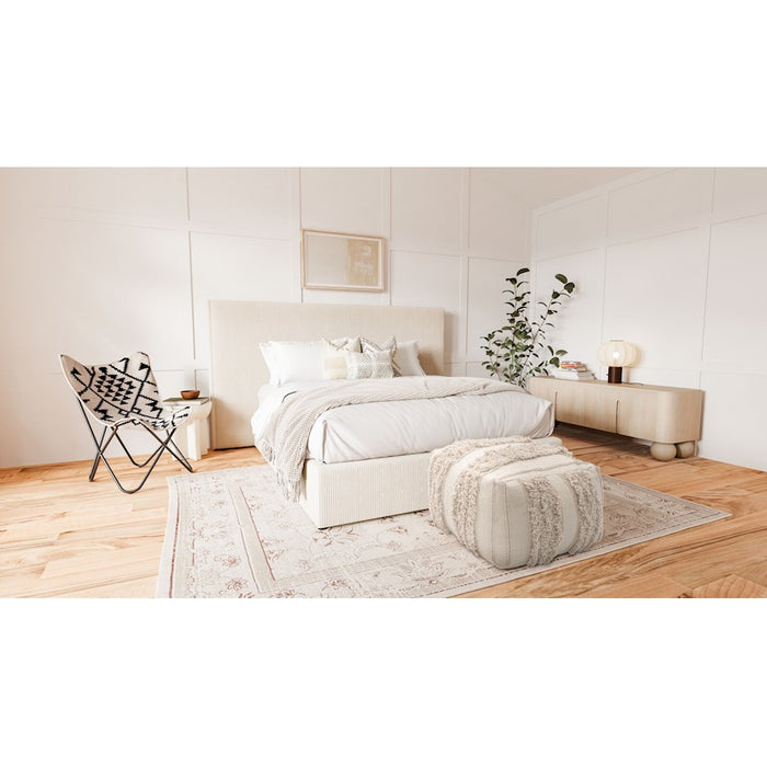 Zuo Modern Peru Ottoman, Beige