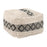 Zuo Modern Pisco Ottoman, Beige/Black