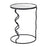 Zuo Modern Bastia Side Table, Black