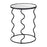 Zuo Modern Bastia Side Table, Black