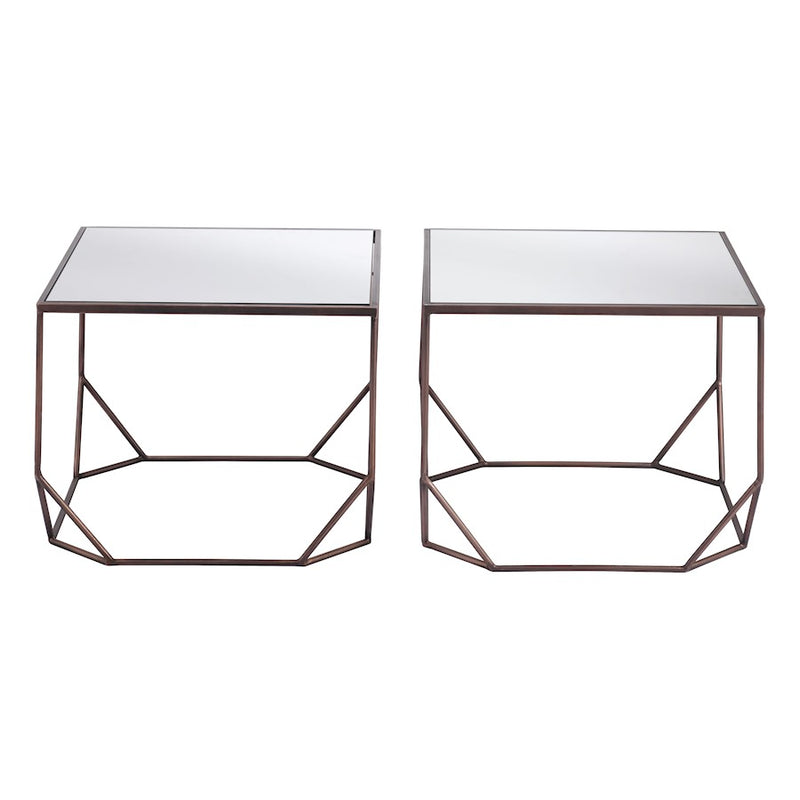 Zuo Modern Arzon Coffee Table, Set of 2, Bronze