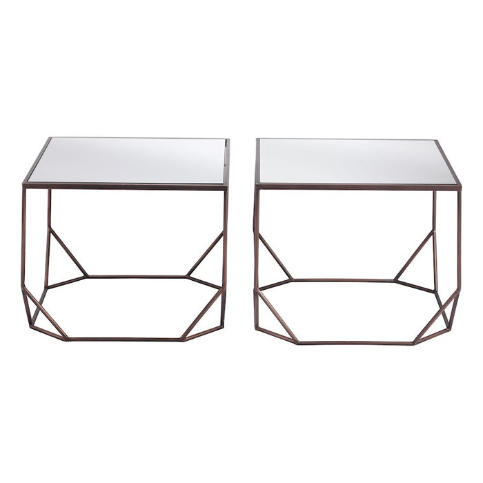 Zuo Modern Arzon Coffee Table, Set of 2, Bronze
