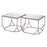 Zuo Modern Arzon Coffee Table, Set of 2, Bronze
