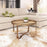 Zuo Modern Vannes Coffee Table, Brass