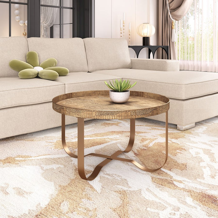 Zuo Modern Vannes Coffee Table, Brass