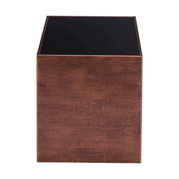 Zuo Modern Aveiro Coffee Table, Copper/Black